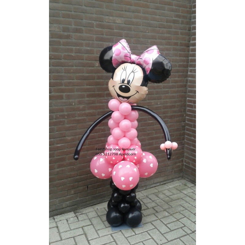 de eerste Jeugd Oplossen Minnie Mouse van ballonnen